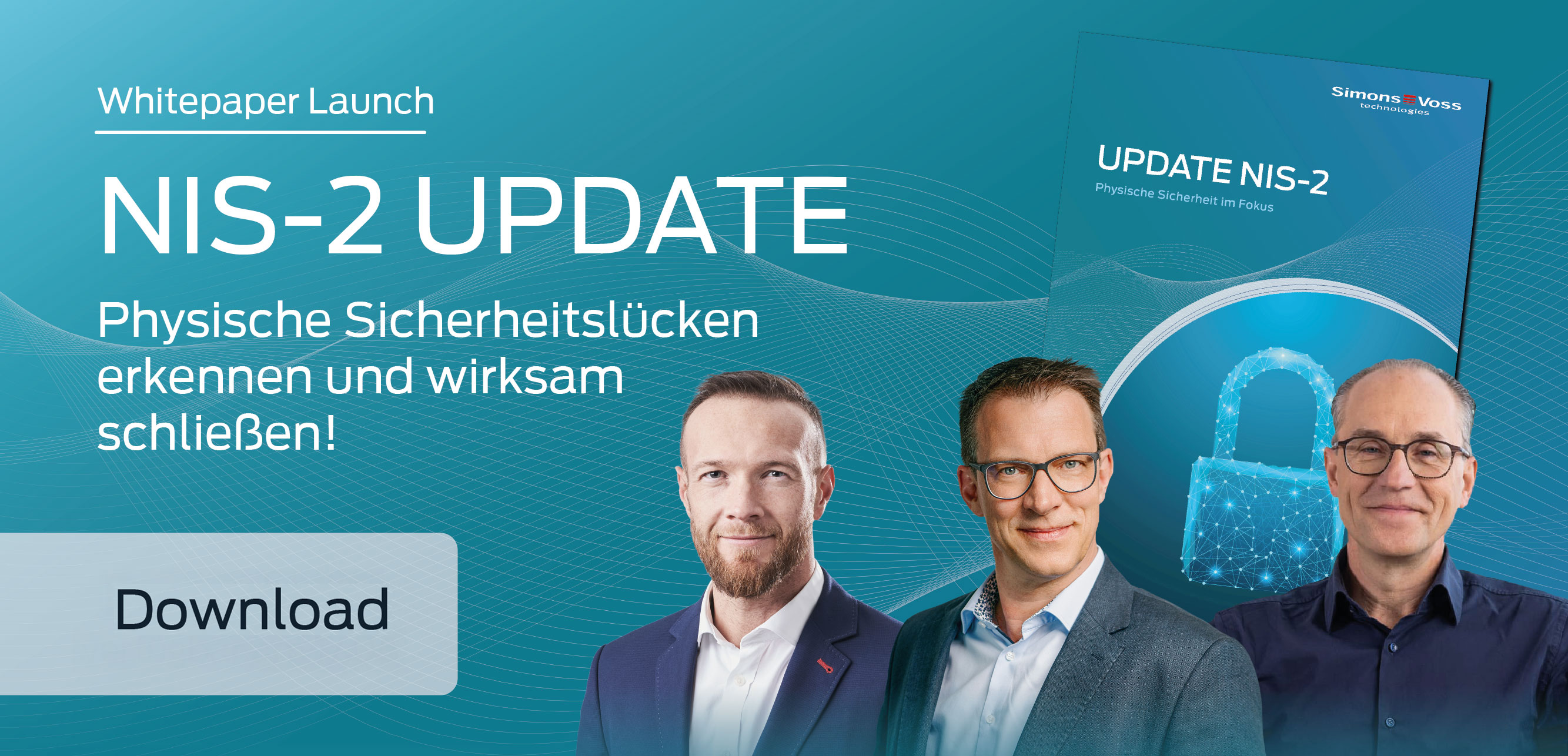 Mit elektronischen Schließanlagen physische Sicherheitslücken NIS-2-konform schließen. Whitepaper