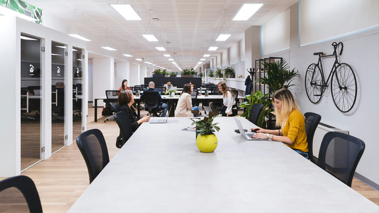 Controllo accessi in spazi coworking 