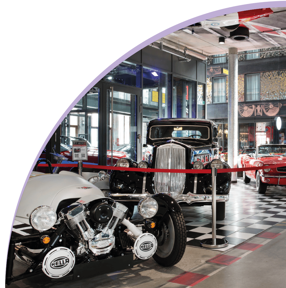 Foto Oldtimer in der Motorworld München