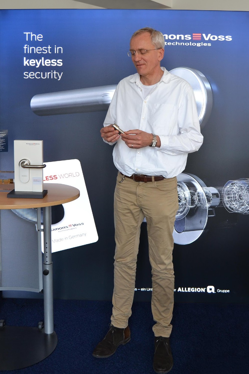 Ludger Voss, Gründer der SimonsVoss GmbH Ludger Voss, Gründer der SimonsVoss GmbH
