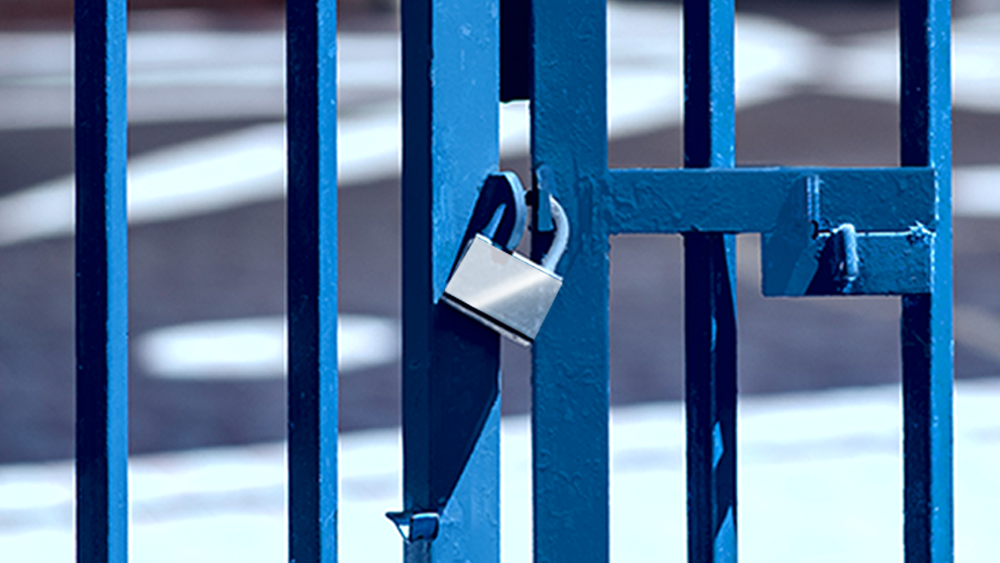 FORTLOX Padlock an Zauntüre