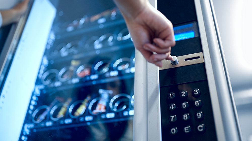 Mechatronische Schließanlage: Verkaufsautomat 