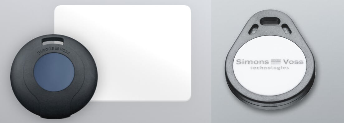 SimonsVoss aktiver Transponder, passive SmartCard & passiver SmartTag