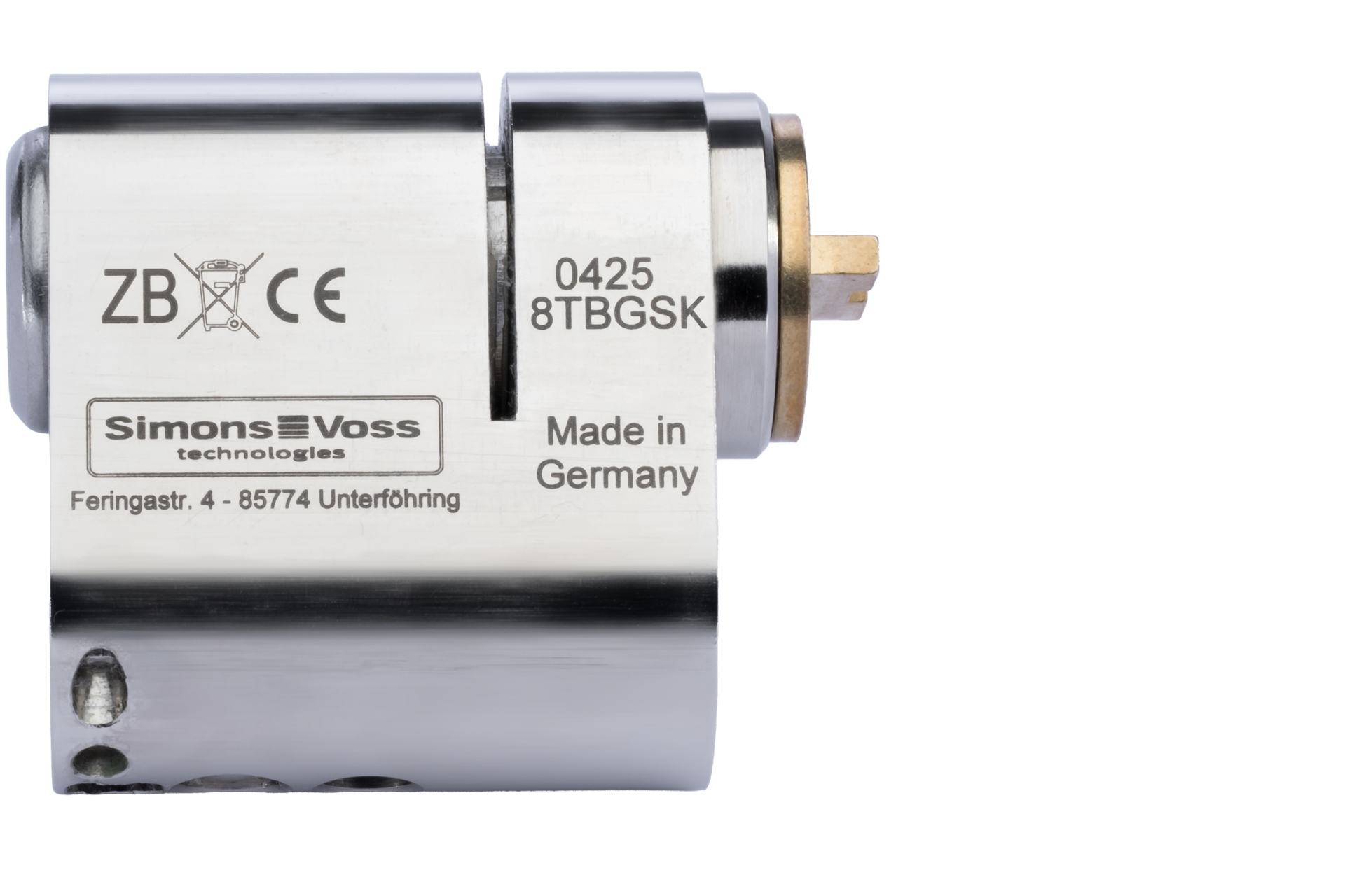 Scandinavian Oval Zylinder für das mechatronische FORTLOX Schließsystem 